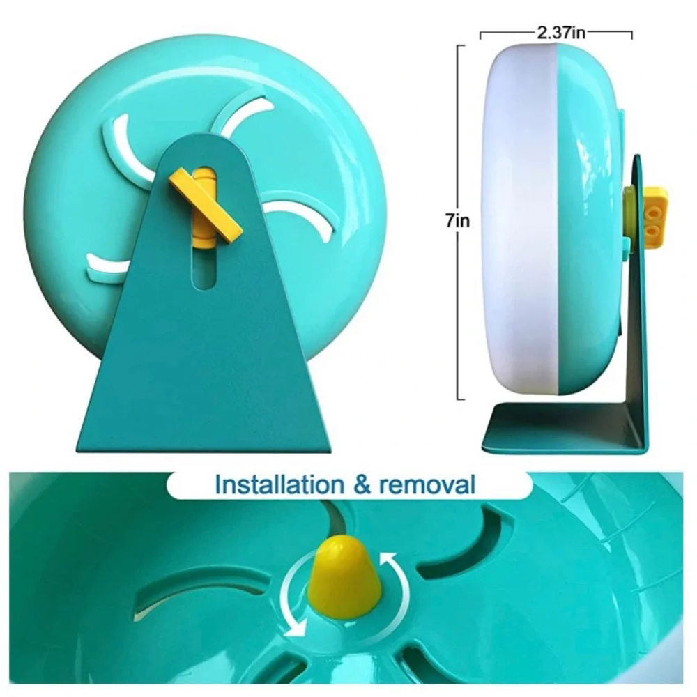 7inch silent spinner hamster wheel